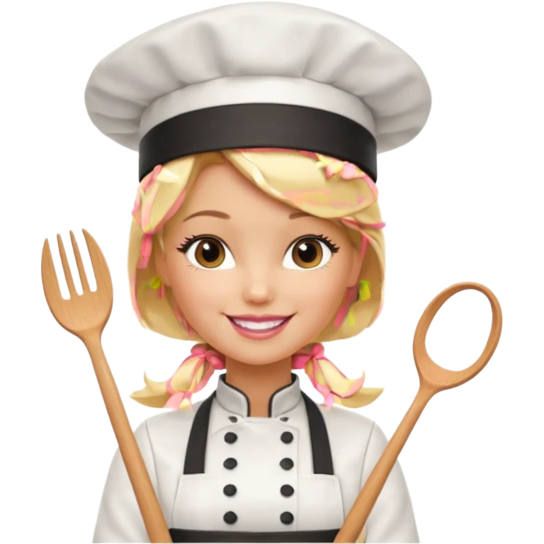 Barbie chef emoji