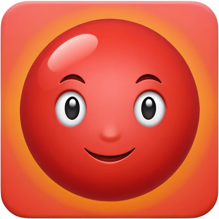rojo emoji