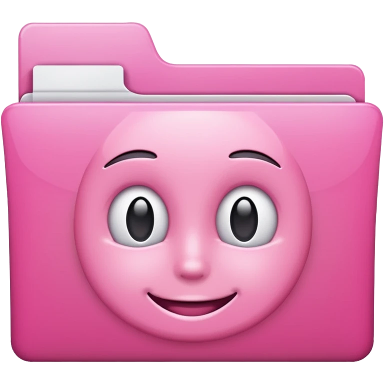 mix pink forward facing folder emoji