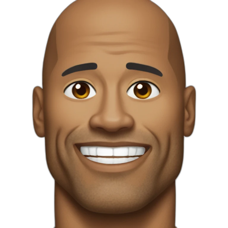 Dwayne Johnson emoji