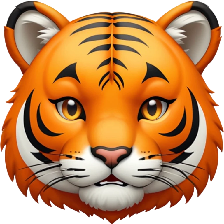 winking tiger face with one eye closed for Twitch emote emoji