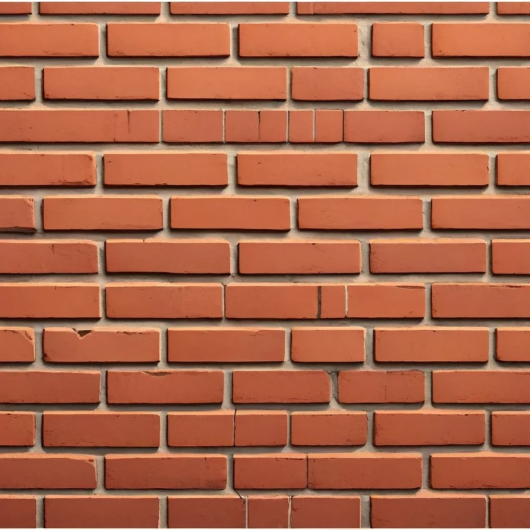 brick wall viewed from the side, perspective view emoji