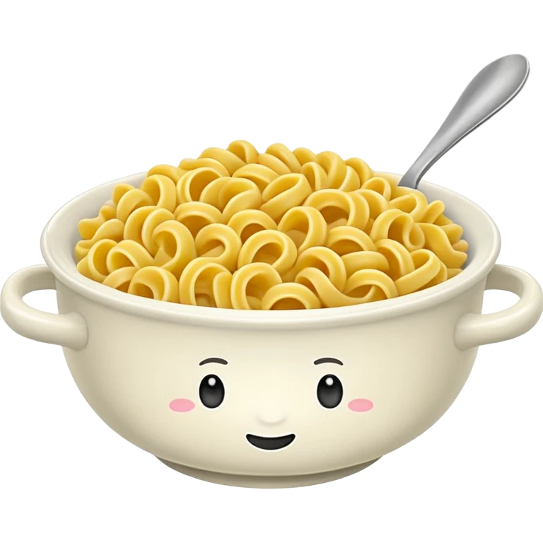 fusilli pasta bowl, just pasta, no other items emoji