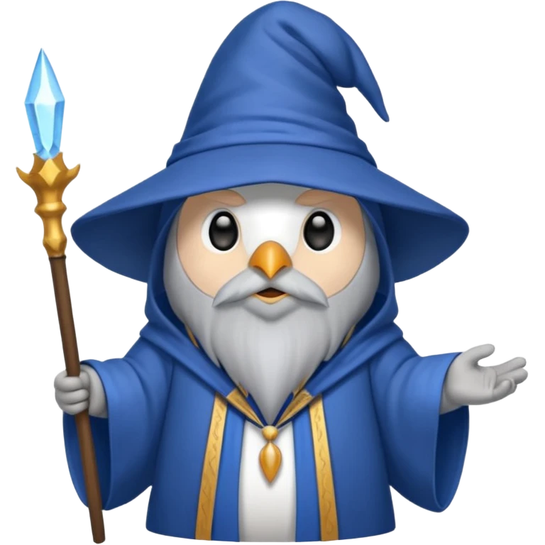 Penguin Wizard emoji
