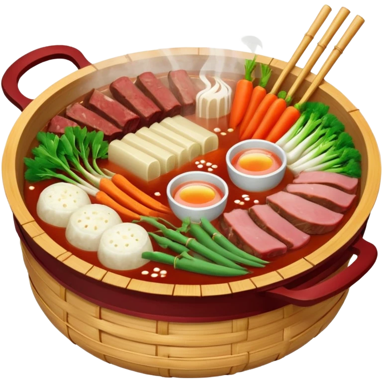 Two flavour hotpot emoji