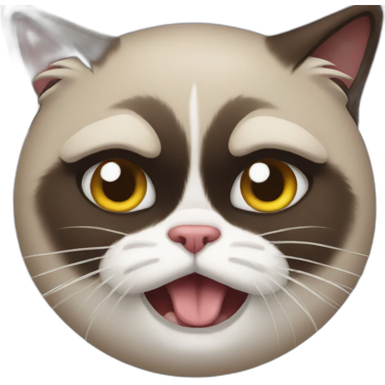 grumpy cat drops halloween emoji