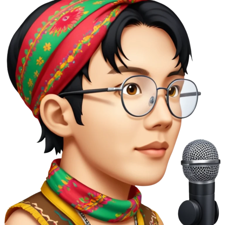 Colorful Singer emoji