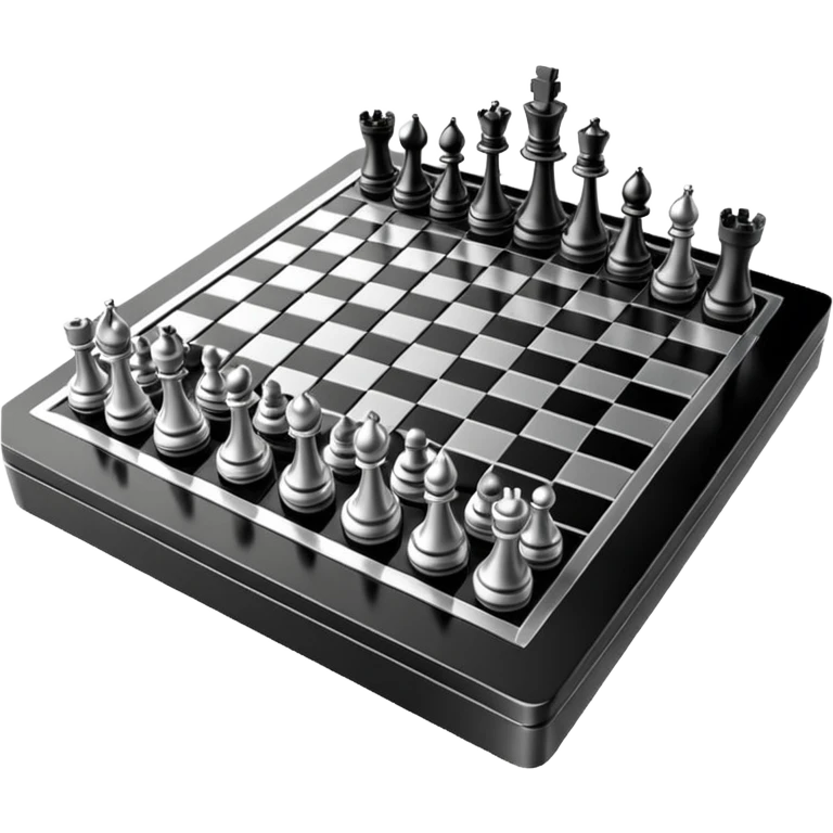 3d chessboard ai emoji