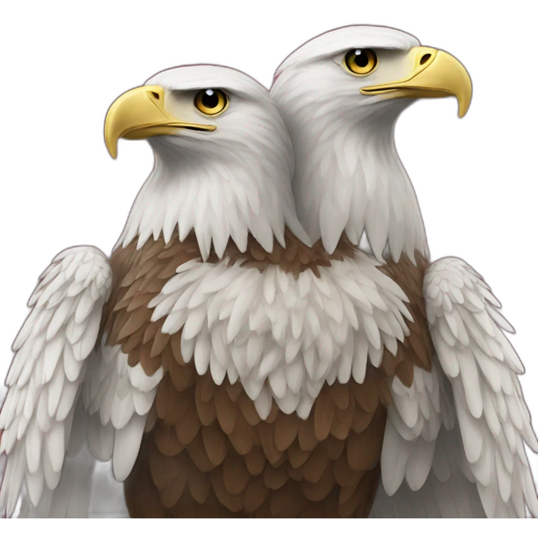 Albanian eagle with two head emoji