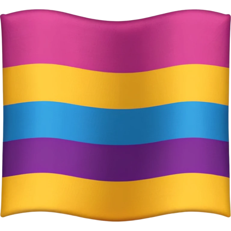 Pan pride flag emoji