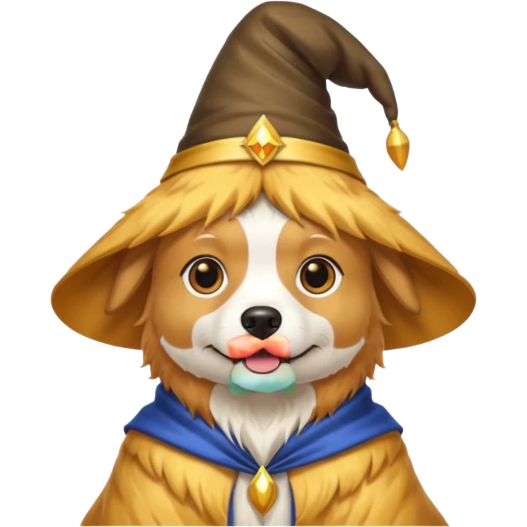 Dog wizard emoji
