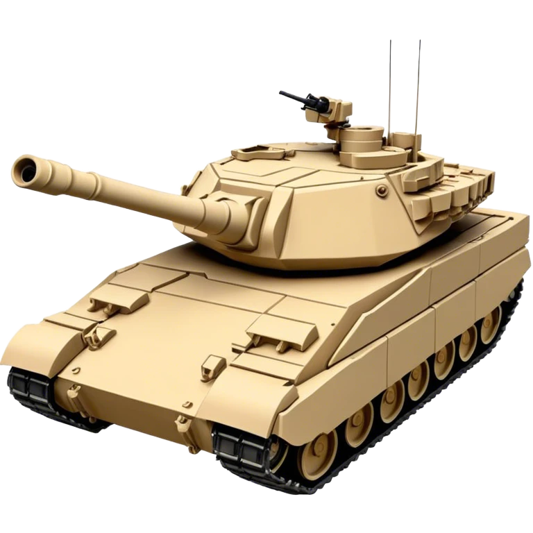 M1 Abrams Tank (sand colour) emoji