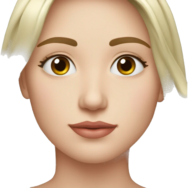 Русява дівчика emoji