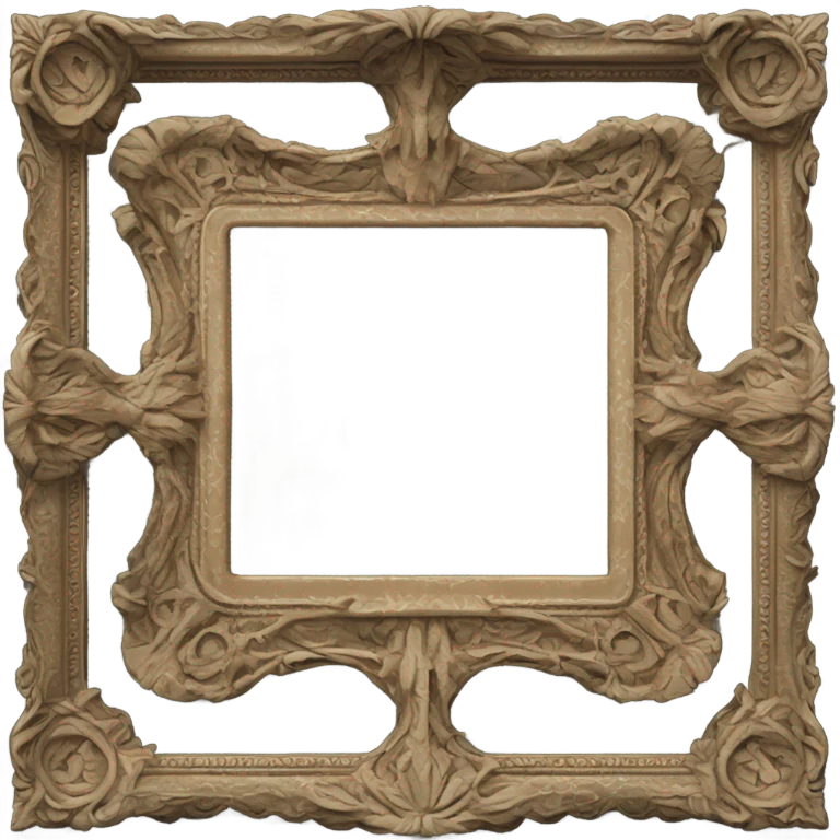 old fashioned frame emoji