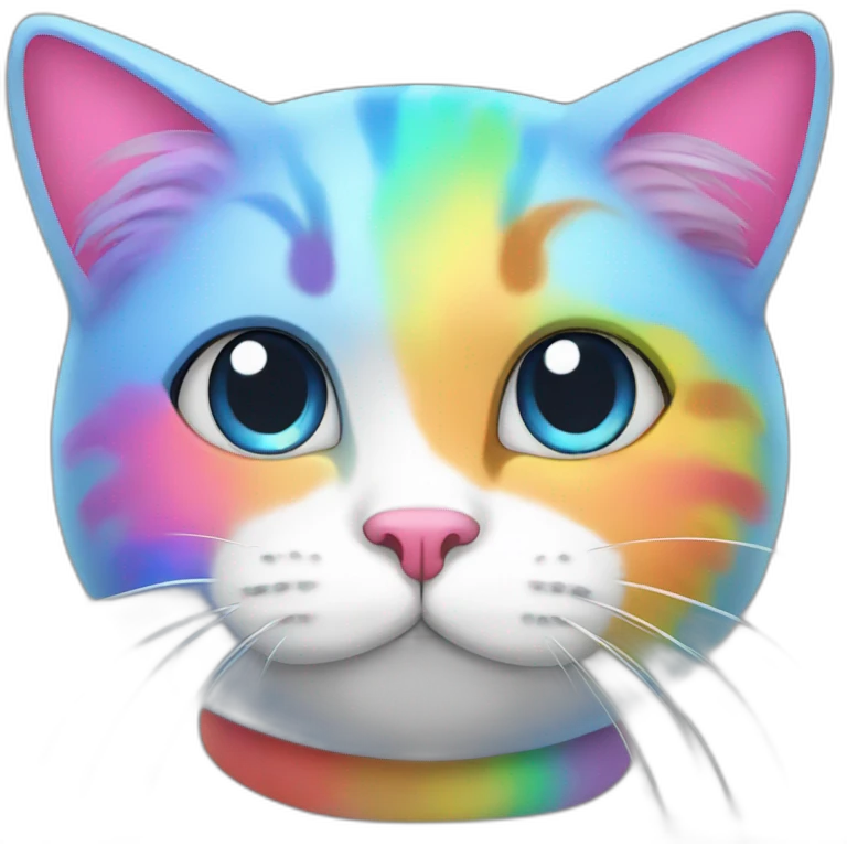 Rainbow Cat emoji