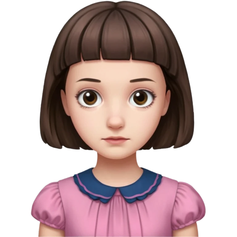 Eleven stranger things  realistic emoji