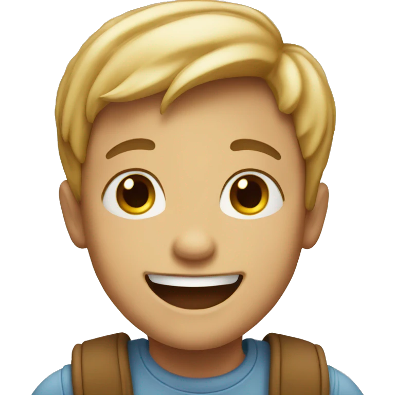Happy boy emoji