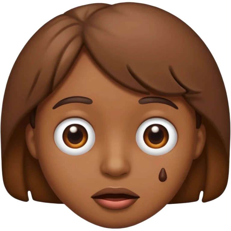 Poop face emoji