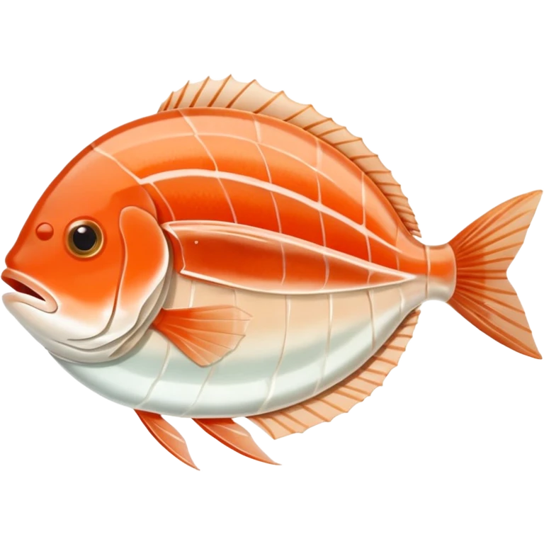 flatfish sashimi emoji
