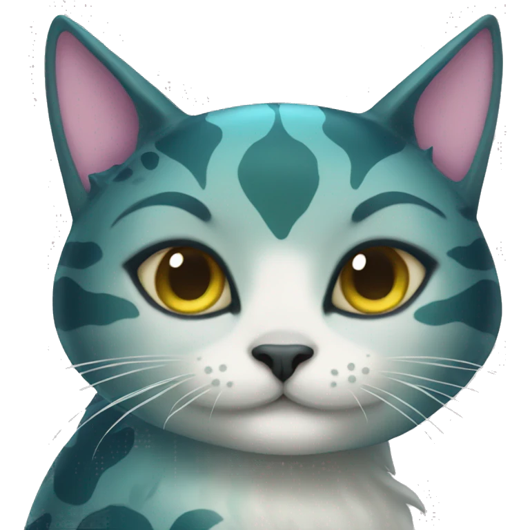 mermaid cat emoji