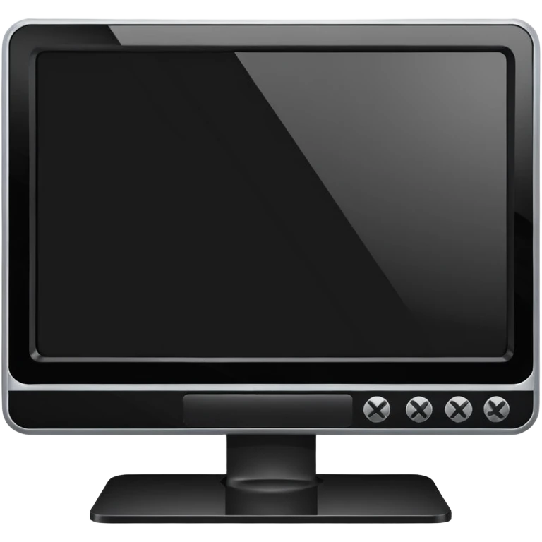 Flat tv emoji