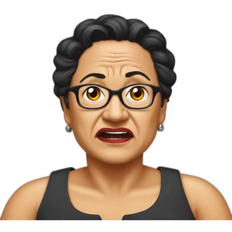 angry-megawati emoji