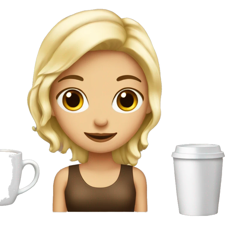 Coffee girly emoji
