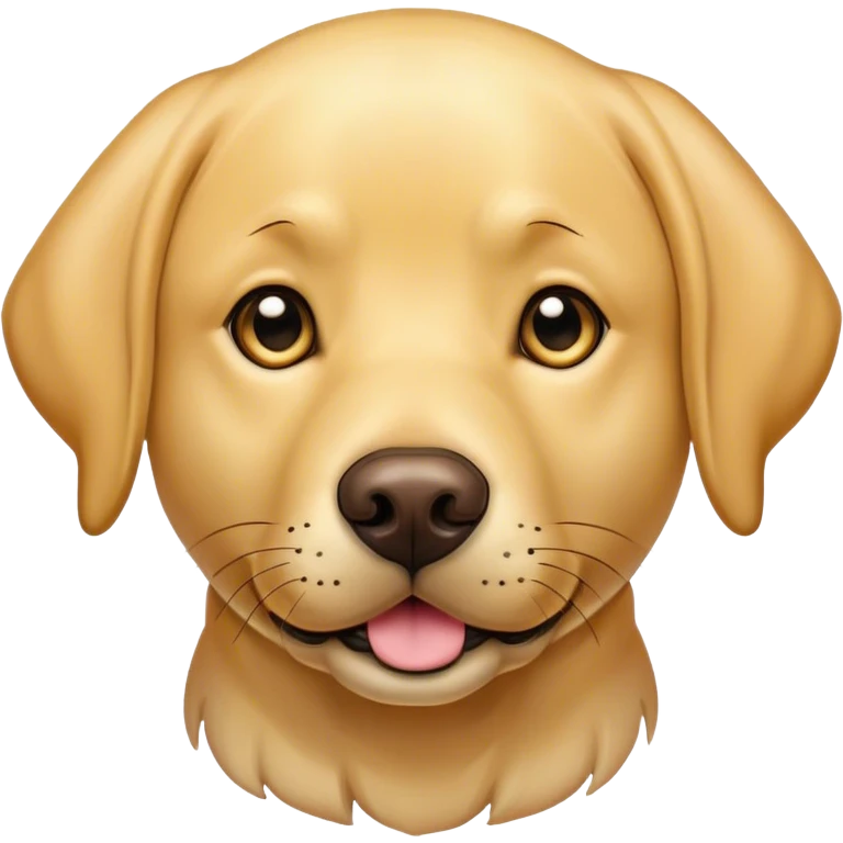Золотистый лабрадор emoji