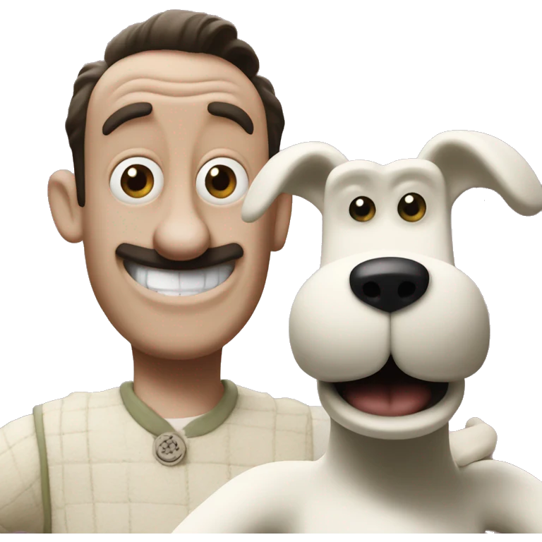 Wallace and gromit  emoji