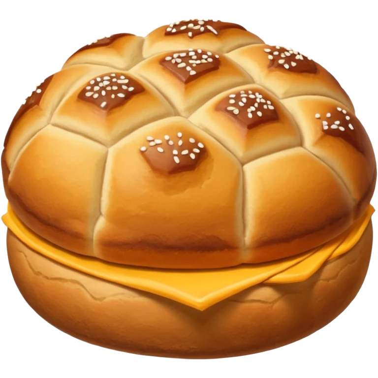 Mexican sweet bread Concha emoji