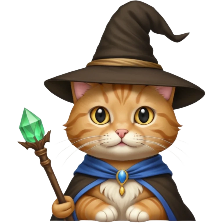 Cat wizard emoji