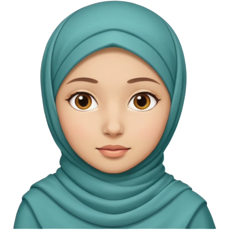 Девушка в хиджабе emoji