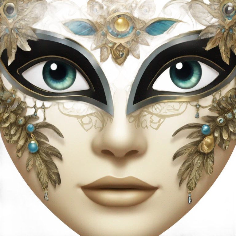Masquerade eye mask emoji