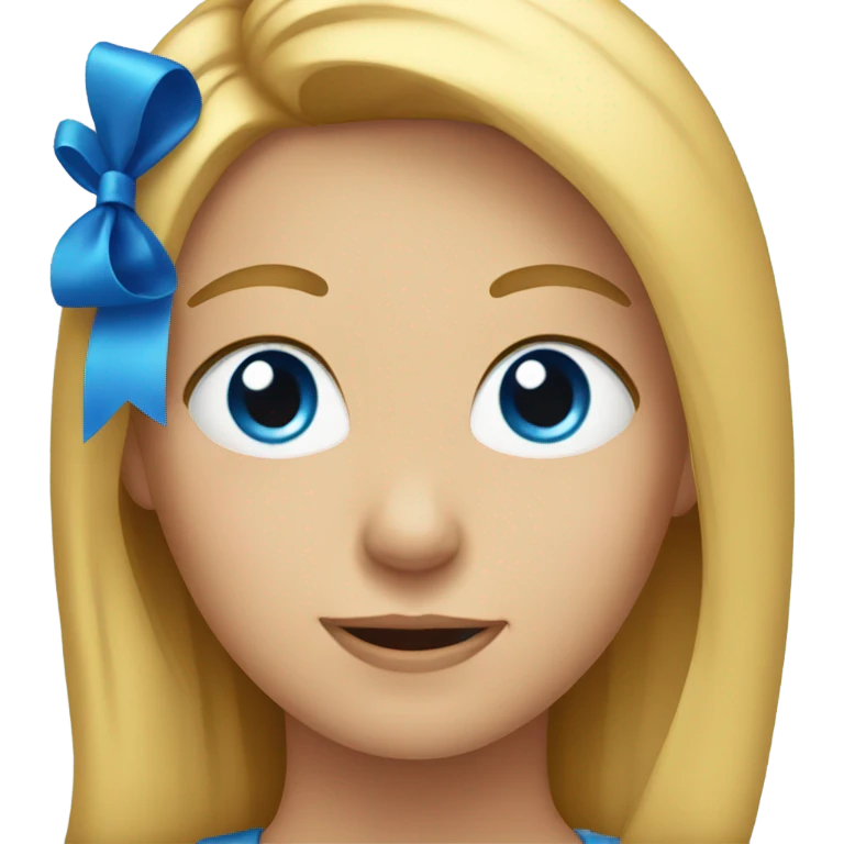 MOÑO  AZUL emoji
