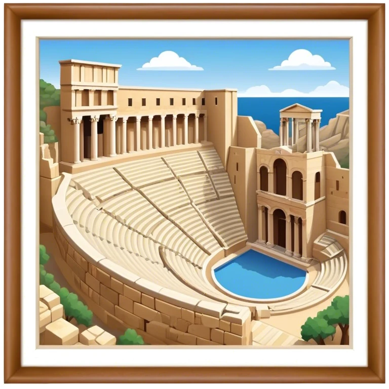 Cinematic Realistic Odeon of Herodes Atticus Emoji emoji