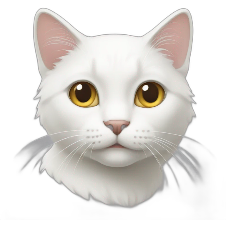 white cat emoji