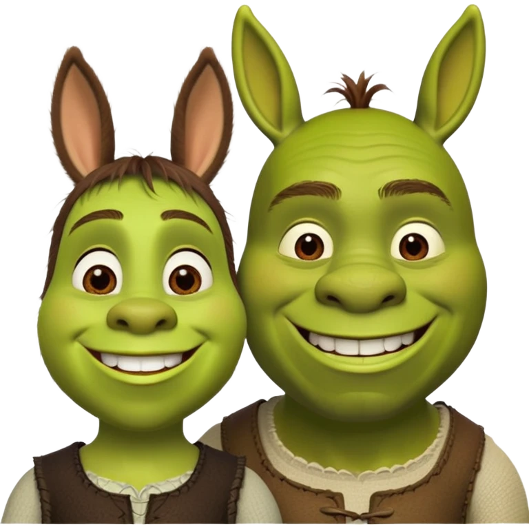 Shrek eşek emoji