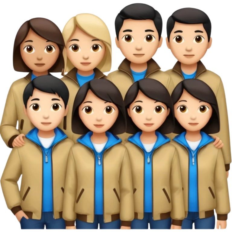 make BTS doing 67 emoji