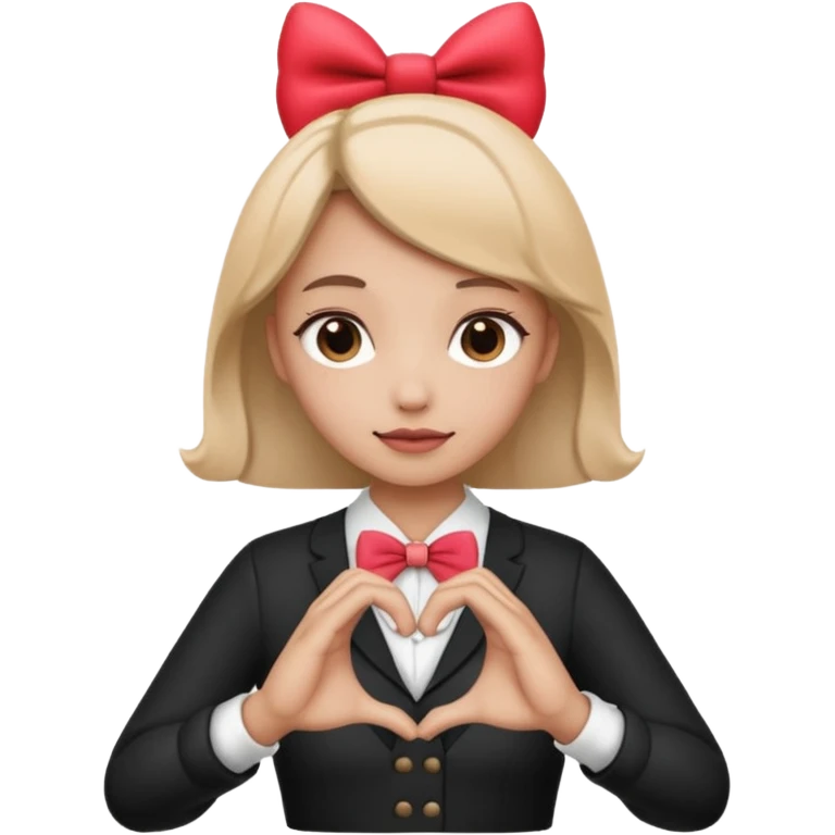 👉👈+🎀 emoji