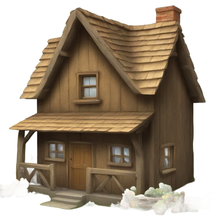 Rustic cottage emoji