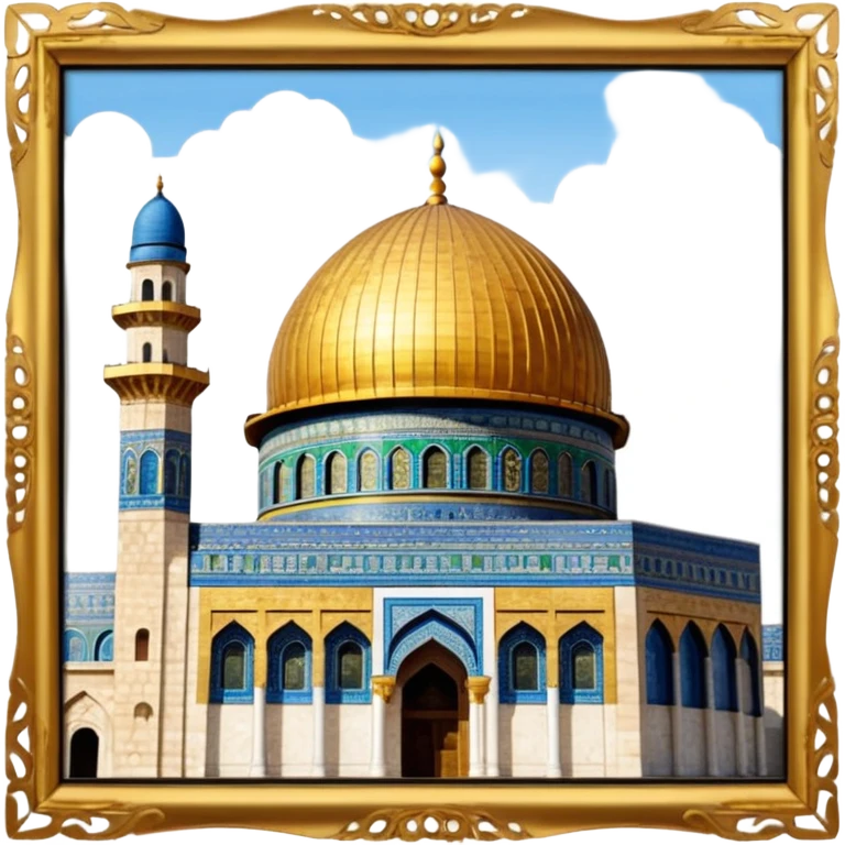 Dome of the rock, Palestine emoji