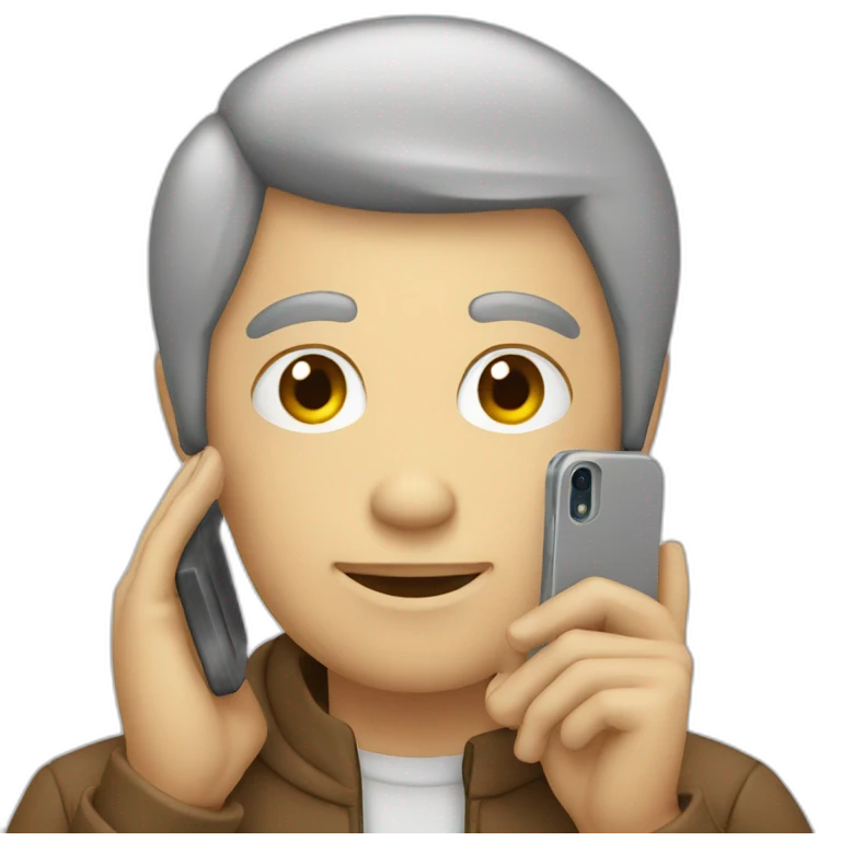 human with phone emoji