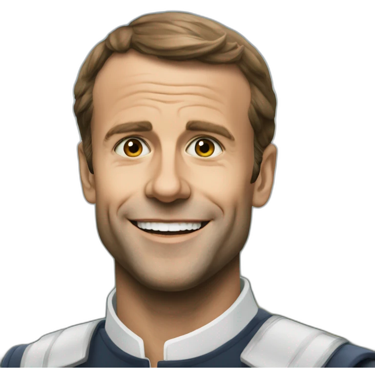 Macron heureux emoji