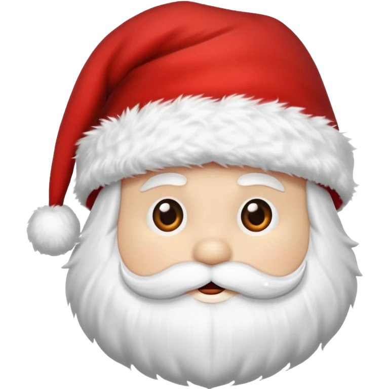 gorro do papai noel, apenas o gorro emoji