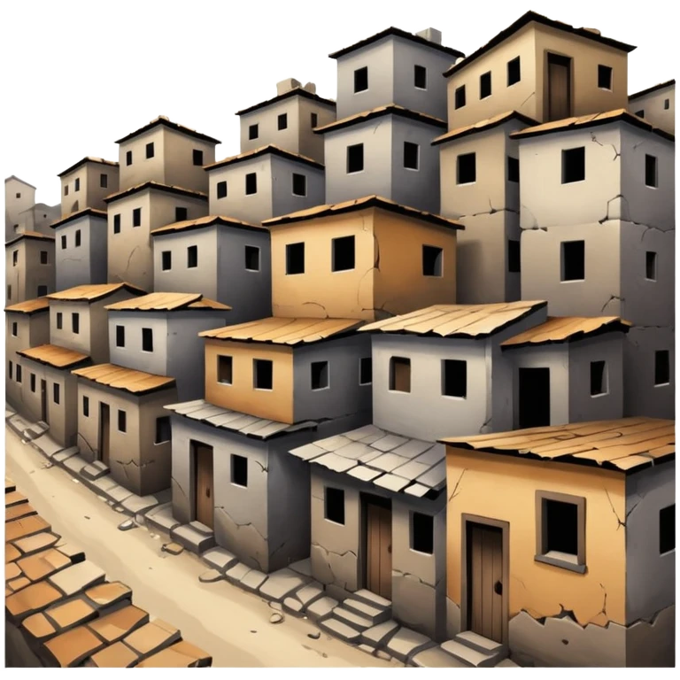 poor slums emoji