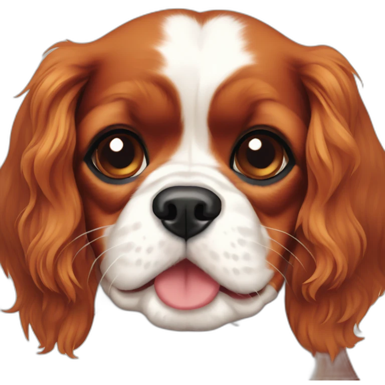 Cavalier King Charles spaniel emoji