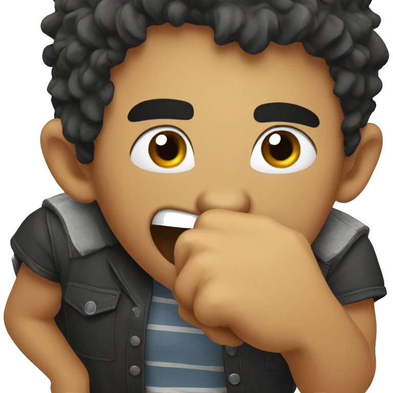  fist bite emoji