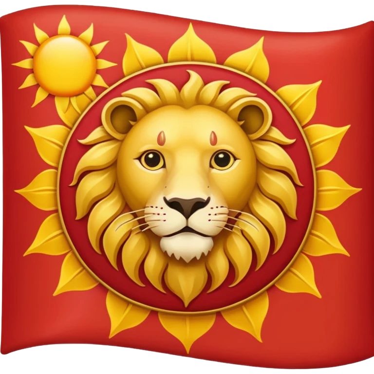 پرچم شیر و خورشید emoji