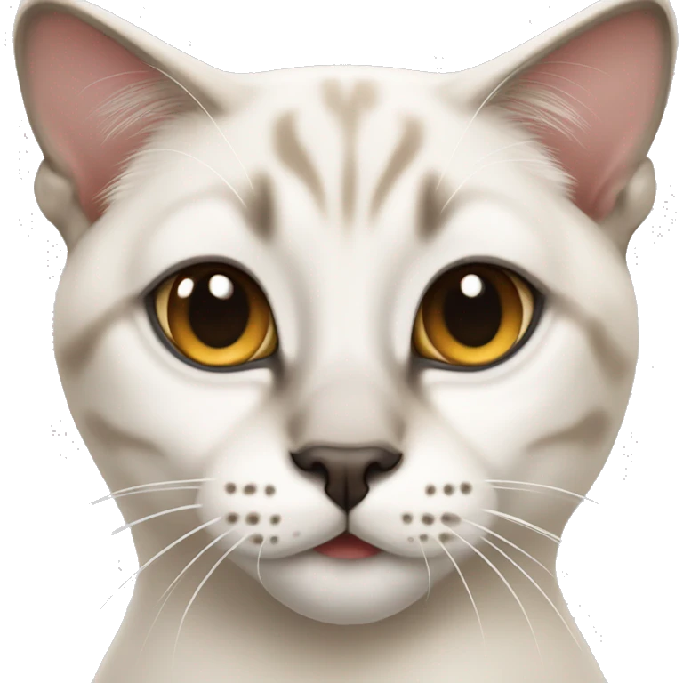 white lynx point siamese cat emoji