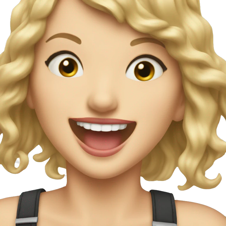 Taylor Swift laughing emoji